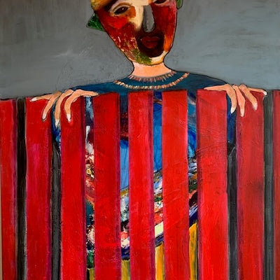 Livligt træhegn (80x100cm)