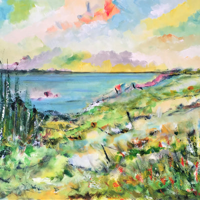 Landskabskomposition nr. 2356 (100x80cm)