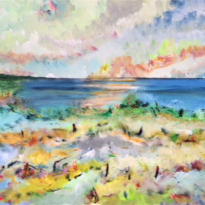 Landskabskomposition nr. 2357 (100x80cm)