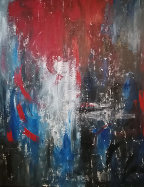 The fire (80x100cm)