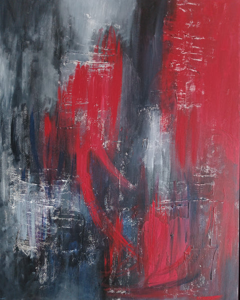 Man in the mist (80x100cm)