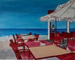 The outermost beach bar (100x80cm)