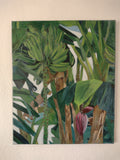 Bananas by the house wall (50x60cm)