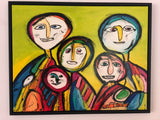 Green Family (90x70cm)