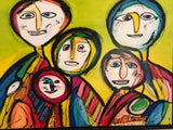 Green Family (90x70cm)