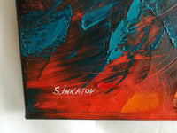 Red Space (90x90cm)