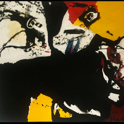 Bull in love (84x84cm)