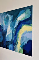 10-17 ( 100x100 cm ) - Danish Gallery - Moderne, abstrakte malerier. Online galleri med original, unik kunst til din bolig. 