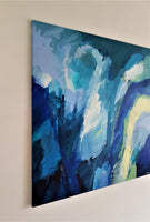 10-17 ( 100x100 cm ) - Danish Gallery - Moderne, abstrakte malerier. Online galleri med original, unik kunst til din bolig. 