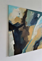 46-17 ( 100x100 cm ) - Danish Gallery - Moderne, abstrakte malerier. Online galleri med original, unik kunst til din bolig. 