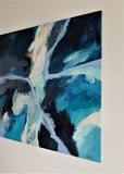 59-17 ( 100x100 cm ) - Danish Gallery - Moderne, abstrakte malerier. Online galleri med original, unik kunst til din bolig. 