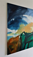 64-17 ( 90x120 cm ) - Danish Gallery - Moderne, abstrakte malerier. Online galleri med original, unik kunst til din bolig. 