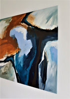 71-17 ( 100x100 cm ) - Danish Gallery - Moderne, abstrakte malerier. Online galleri med original, unik kunst til din bolig. 