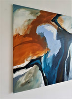 71-17 ( 100x100 cm ) - Danish Gallery - Moderne, abstrakte malerier. Online galleri med original, unik kunst til din bolig. 