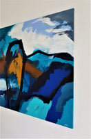 73-17 ( 100x100 cm ) - Danish Gallery - Moderne, abstrakte malerier. Online galleri med original, unik kunst til din bolig. 