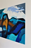 73-17 ( 100x100 cm ) - Danish Gallery - Moderne, abstrakte malerier. Online galleri med original, unik kunst til din bolig. 
