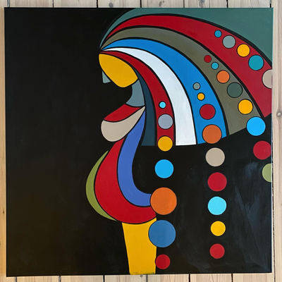 Hun nr. 2 (100x100cm)