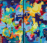 From here my world goes (140x130cm)