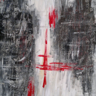 Red spot (80x100cm)