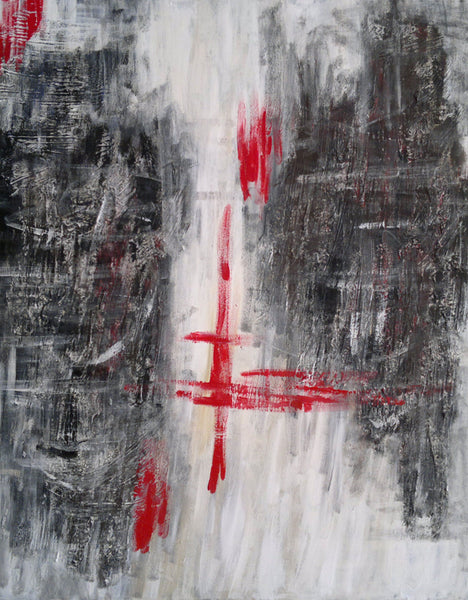 Red spot (80x100cm)