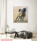 Horses (90x100cm)