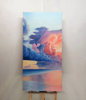 Burning sky (70x140cm)