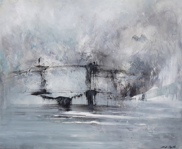 Mysterious bridge  (120x100cm)