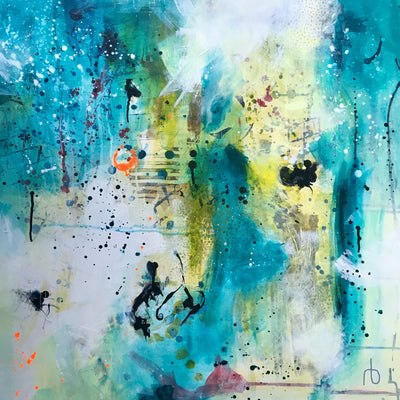Ildfulde drømme (70x70 cm)