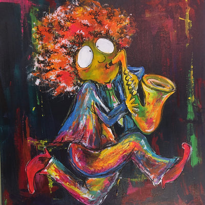 Saxofonen (60x70 cm)