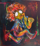 The saxophone (60x70cm)