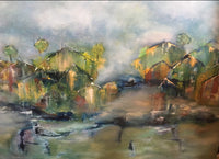 Asian settlement (70x50cm)