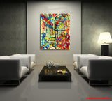 Untitled ( 120x150 cm ) - Danish Gallery - Moderne, abstrakte malerier. Online galleri med original, unik kunst til din bolig. 