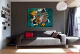 Active attention ( 200x150 cm ) - Danish Gallery - Moderne, abstrakte malerier. Online galleri med original, unik kunst til din bolig. 