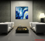 10-17 ( 100x100 cm ) - Danish Gallery - Moderne, abstrakte malerier. Online galleri med original, unik kunst til din bolig. 