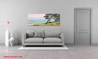 The calm of the sea (160x60cm)