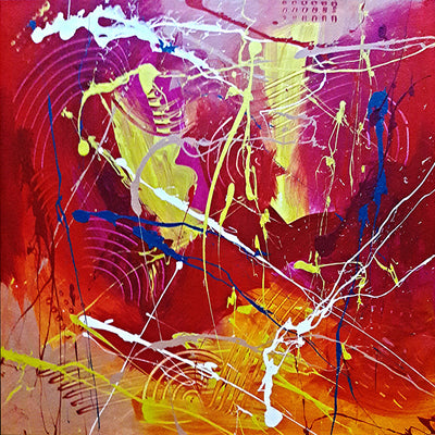 Sleep now in the fire (80x80cm)