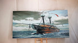 Ship to nowhere (240x120cm)