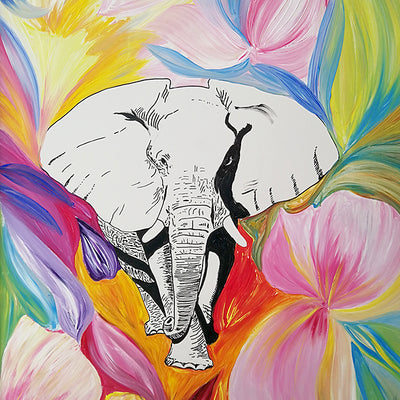 Elephant ( 100x120 cm )