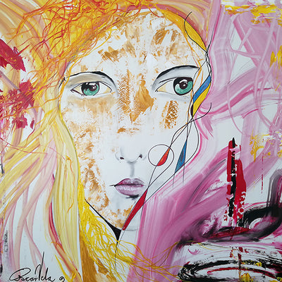 The face ( 120x100 cm )