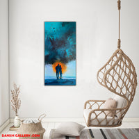 Deep blue day (50x100cm)