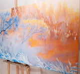 A fabulous winter morning (180x80cm)