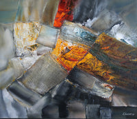 Eternity ( 70x60 cm ) - Danish Gallery - Moderne, abstrakte malerier. Online galleri med original, unik kunst til din bolig. 