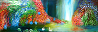 Around the falls ( 150x50 cm )