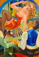 The music of chess (70x100cm)